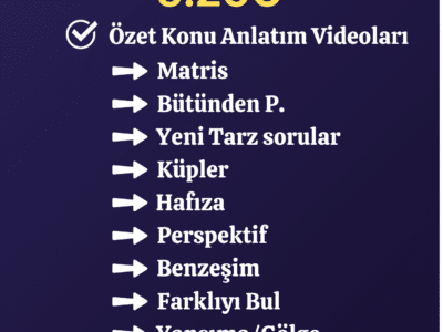 Bilsem Genel Yetenek TABLET SINAVI 9 Aylık Online Paket